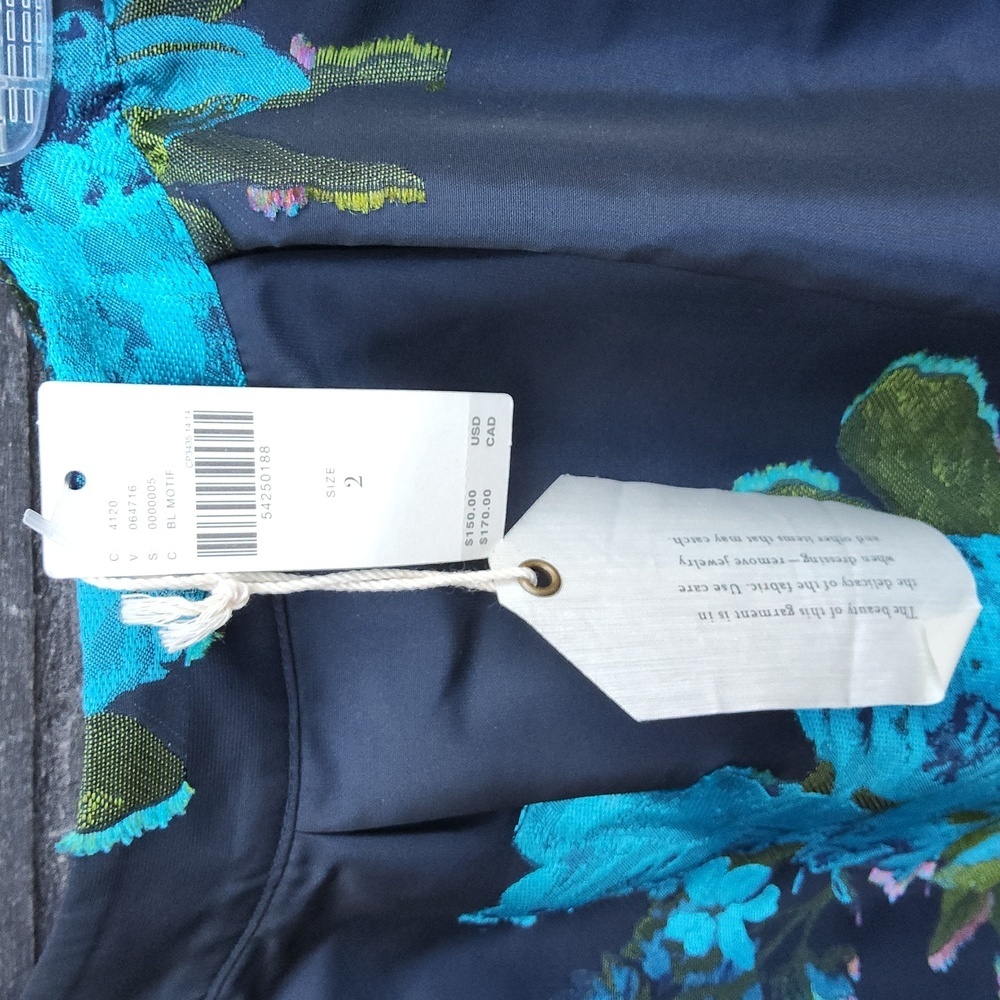 Maeve by Anthropologie dark blue skirt with pockets size 2 with tags - Picture 11 of 14